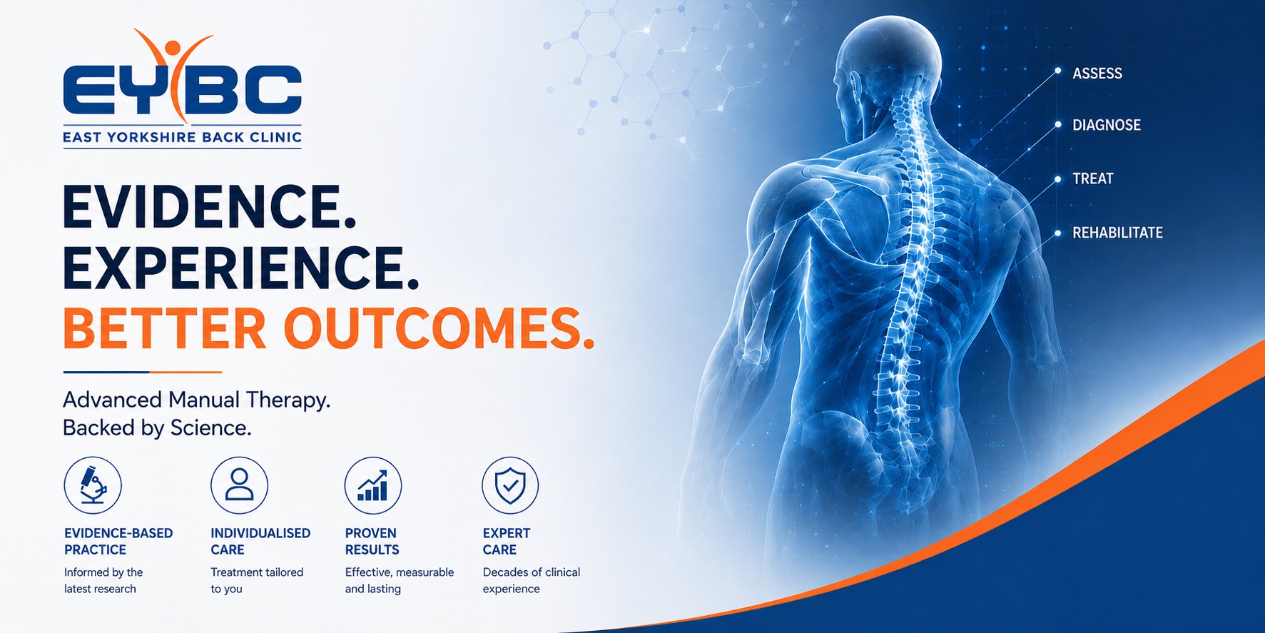 Evidence. Experience. Better Outcomes. Advanced manual therapy, backed by science — East Yorkshire Back Clinic, Hull & Beverley